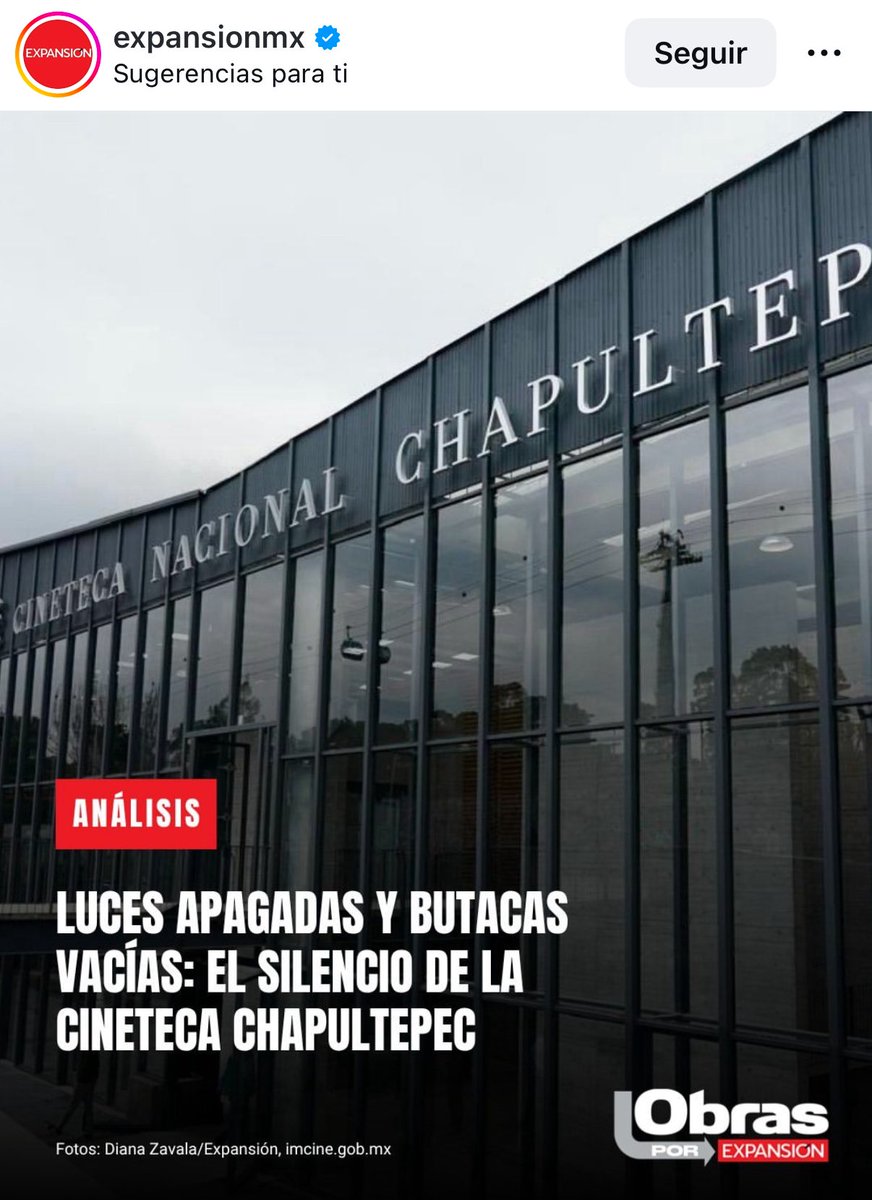 Alan Adame (@alanadamemx) on Twitter photo 🔴|| Otro fracaso, otro tiradero de dinero en obras malhechas, improvisadas e inútiles.
🎦 La “nueva”Cineteca Nacional fue inaugurada antes del final de sexenio de <a href="/lopezobrador_/">Andrés Manuel</a> y sigue sin funcionar.
🤦🏻♂️Sin peliculas, sin tiendas, sin baños, sin gente. 🔴|| Otro fracaso, otro tiradero de dinero en obras malhechas, improvisadas e inútiles.
🎦 La “nueva”Cineteca Nacional fue inaugurada antes del final de sexenio de <a href="/lopezobrador_/">Andrés Manuel</a> y sigue sin funcionar.
🤦🏻♂️Sin peliculas, sin tiendas, sin baños, sin gente.
