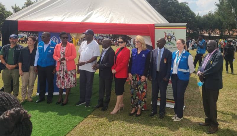 Yesterday, at the commemoration ceremony of the World Refugee Day in Kiryandongo District, the Minister of State  for Relief, Disaster Preparedness and Refugees, Hon <a href="/LillianAber/">Lillian Aber</a> and the Permanent Secretary of the <a href="/OPMUganda/">Office of the Prime Minister - Uganda</a> Mr. Kakooza Alex pledged to work harmoniously with the