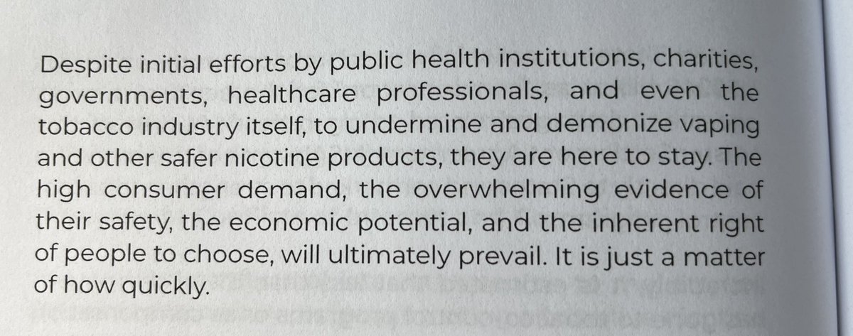 An encouraging outlook for THR advocates in the denouement of Dr Mark Tyndall’s new book on vaping. Well worth a read. amzn.eu/d/e26MXbT