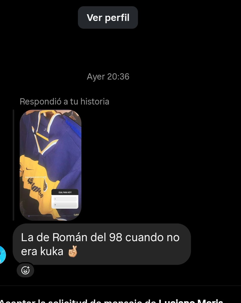 Había preguntado por ig q casaca de boca me ponía y los chicos quisieron ayudarme 🤩🤩🤩