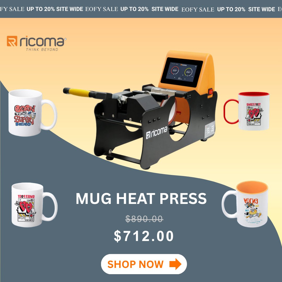 Ricoma_aus's tweet image. 🎉 EOFY SALE – Save up to 20%! 🎉
Get Ricoma embroidery machines, heat presses &amp;amp; accessories at unbeatable prices.

🧵 Perfect for crafters &amp;amp; creative businesses!
👉 Shop now: ricoma.com.au/sale/

#RicomaAustralia #EOFYSale #EmbroideryMachines #HeatPressAustralia #ThinkBeyond