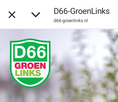 Ik vind het allemaal maar verwarrend 

d66-groenlinks.nl

Dus het is eigenlijk GroenD66PvdALinks