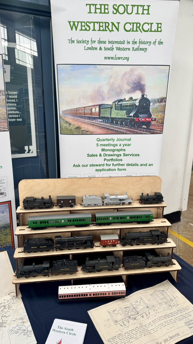 LSWR_SWC's tweet image. Our display and membership stand is all set up at this weekends EXE Model Railway Society exhibition 
See here for details exemrs.co.uk/model-railway-…