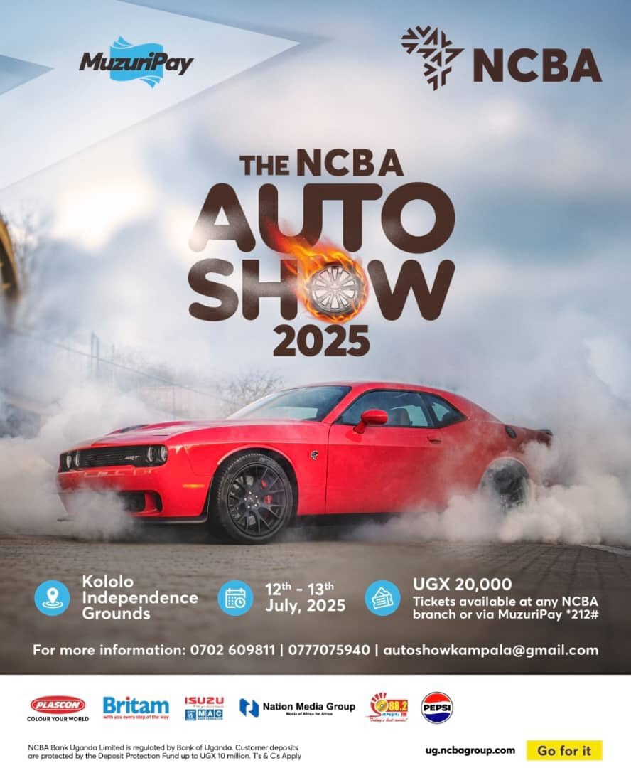 Mushrm (@mushroominc) on Twitter photo Get ready for #AutoShowKLA2025!
Where the automotive world meets epic stunts. Join <a href="/AutoShowKampala/">AutoShowKampala</a> on July 12-13 to discover what drives you!
—<a href="/BuniChristopher/">Buni Christopher</a> <a href="/AllenSsempa/">Allen Suubi</a> <a href="/NCBAUganda/">NCBA Bank Uganda</a> <a href="/PlasconUganda/">Plascon Uganda</a> <a href="/BritamUganda/">Britam Uganda</a> <a href="/DailyMonitor/">Daily Monitor</a> <a href="/882SanyuFM/">88.2 Sanyu FM</a> <a href="/IsuzuUganda/">ISUZU Uganda</a> <a href="/PepsiUganda/">Pepsi Uganda</a> Get ready for #AutoShowKLA2025!
Where the automotive world meets epic stunts. Join <a href="/AutoShowKampala/">AutoShowKampala</a> on July 12-13 to discover what drives you!
—<a href="/BuniChristopher/">Buni Christopher</a> <a href="/AllenSsempa/">Allen Suubi</a> <a href="/NCBAUganda/">NCBA Bank Uganda</a> <a href="/PlasconUganda/">Plascon Uganda</a> <a href="/BritamUganda/">Britam Uganda</a> <a href="/DailyMonitor/">Daily Monitor</a> <a href="/882SanyuFM/">88.2 Sanyu FM</a> <a href="/IsuzuUganda/">ISUZU Uganda</a> <a href="/PepsiUganda/">Pepsi Uganda</a>