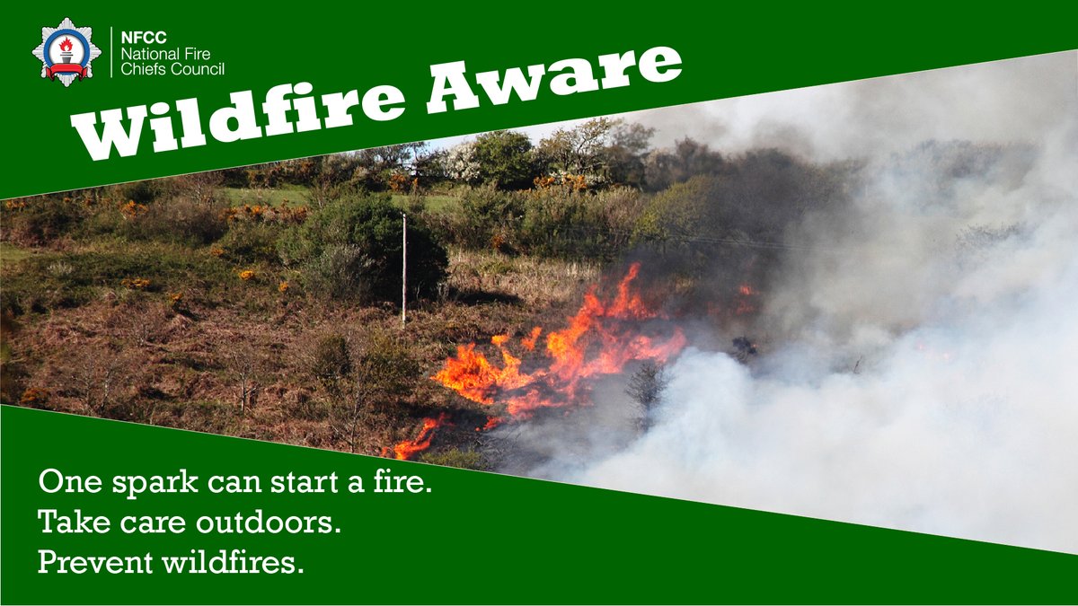 NFCC_FireChiefs's tweet image. Help prevent wildfire. Ensure you are aware of and follow any advice or restrictions that apply to areas you are visiting. For more information visit: nfcc.org.uk/our-services/c…