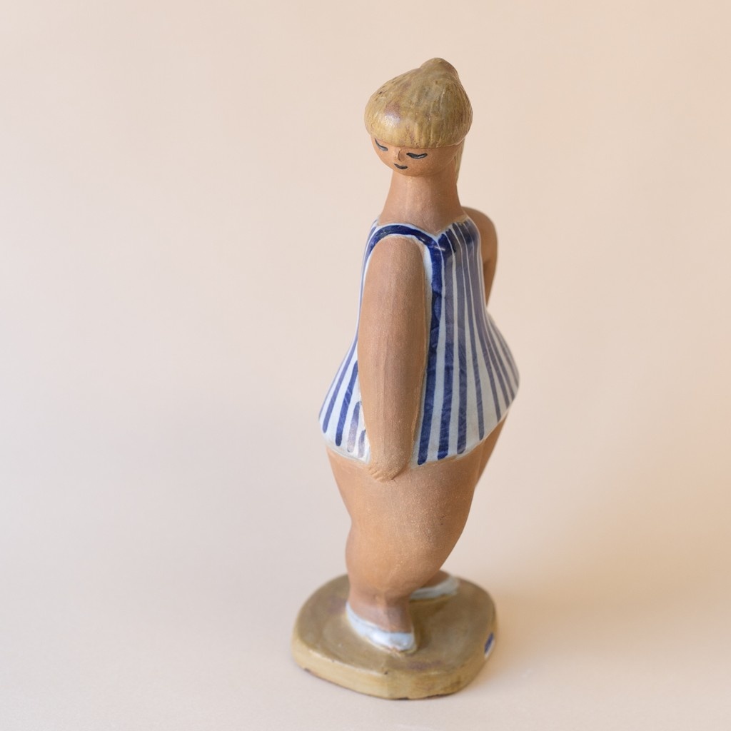 【ABC Girls Dora】

「ABC少女」は、女性のふっくらとした体型が特徴的な作品。
このシリーズは本来ブックエンドとしてつくられました。
こちらのドーラは、ストレートなロングヘアがとってもキュート。
高さは約20cmと存在感のあるサイズです。

shop.tonkachi.co.jp/products/lv25-…