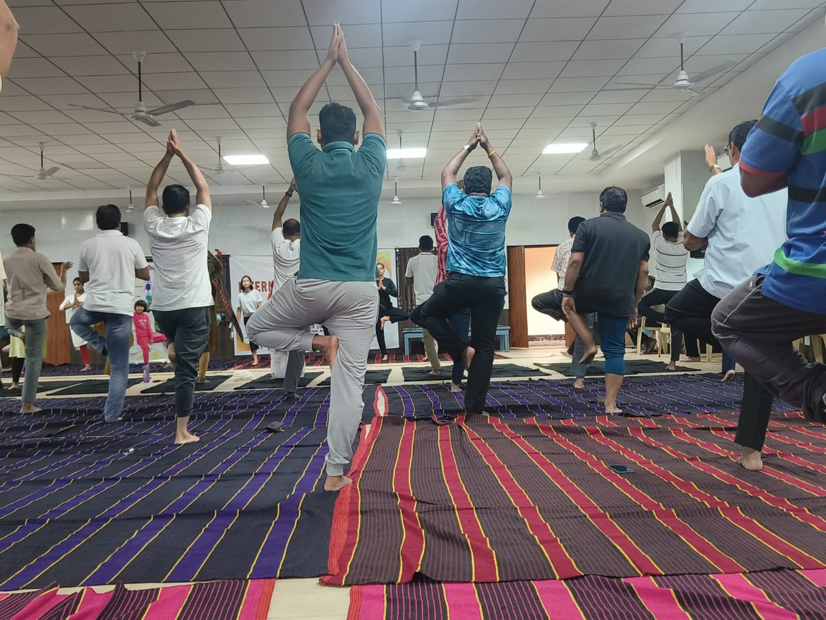 International Day of Yoga 2025 celebrated at Sambalpur University Jyoti Vihar Burla Sambalpur  <a href="/DHE_Odisha/">Higher Education Department, Govt. of Odisha 🇮🇳</a>