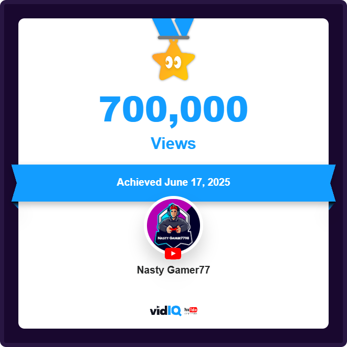 Thanks For 700,000 Views On My YT, I Love All Of You!