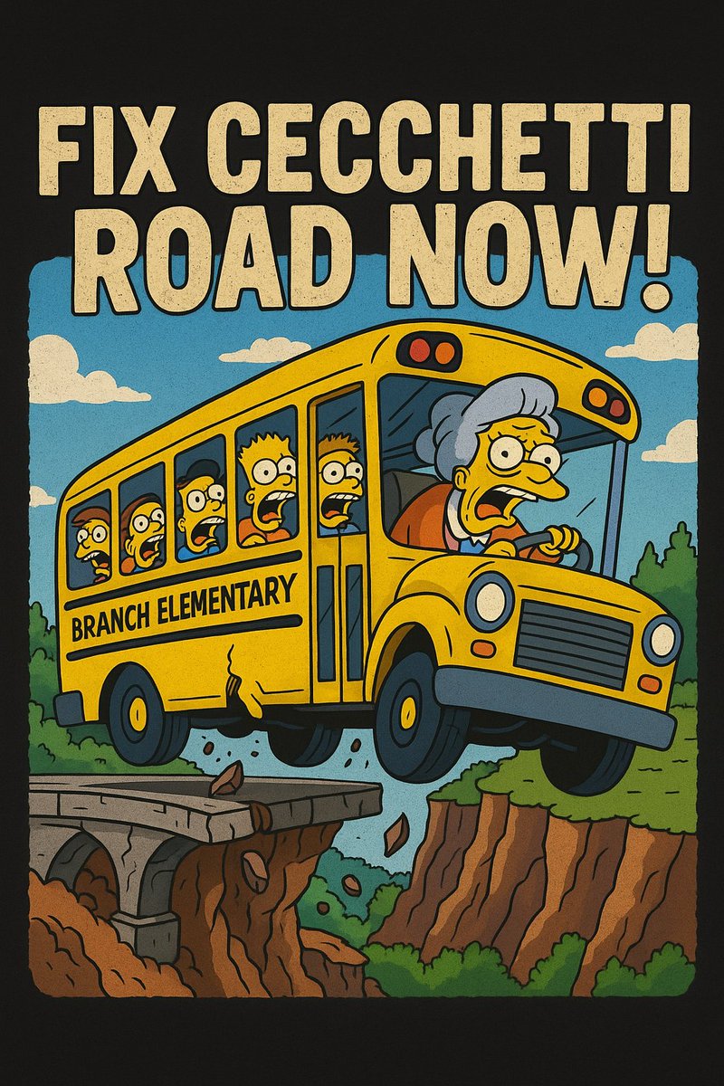 FIX CECCHETTI ROAD NOW!