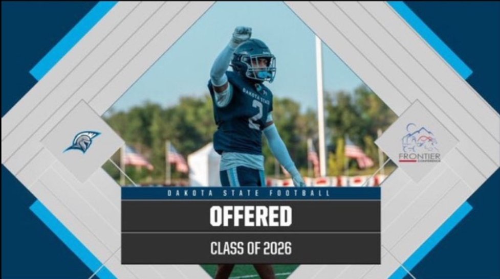Truly blessed to receive my first offer from Dakota State after camp today! Thank you <a href="/CoachSinsabaugh/">Anvil Sinsabaugh</a> for offering!
<a href="/JasonFreed96/">Jason Freed</a> <a href="/brainerdfootbal/">Brainerd Warrior FB</a> <a href="/Coach_Bernarde/">Mike Bernarde</a> <a href="/DSUFootball/">Dakota State Football</a>
