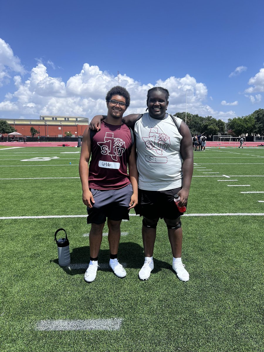 BMetoyer74's tweet image. Had a fun camp today @TSUFootball . Thank you for letting me come out and participate had a great time learning and competing and I’m looking forward to next season. @WFGatorFootball @CoachJarboe_WF