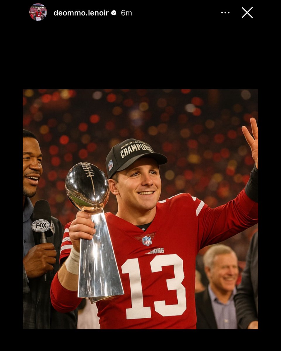 Deommodore Lenoir’s recent IG Story 🙏🏼