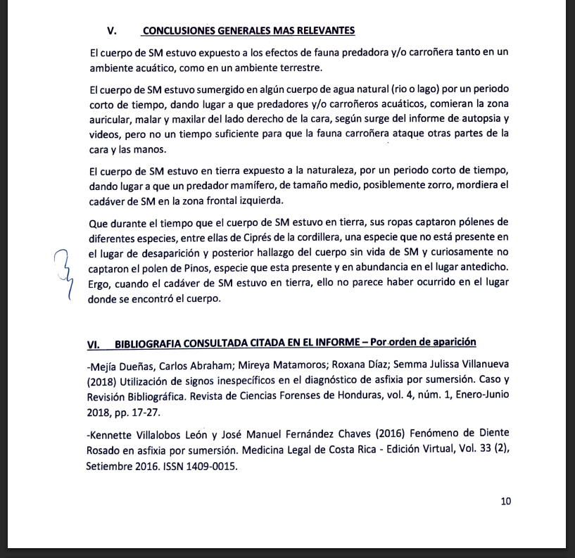 MartnPeiretti1's tweet photo. 🚨🛑✅Una nueva pericia indica que el cuerpo de Santiago Maldonado estuvo en agua y tierra por un corto período de tiempo. Hay polen que no pertenece al lugar. Esto quiere decir que las fuerzas federales que respondían a Bullrich ocultaron el cuerpo y luego lo plantaron. Asesina. https://t.co/VYxhp1Si8f