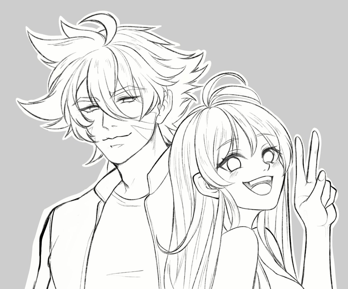Ru_rinn714's tweet photo. Some other commissions 🌸
3 USD each character  ^^ https://t.co/RHqKtIhZJz