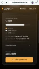 zkKn1ght's tweet image. 🥳 #Matchain $MAT is dropping tokens NOW!
🎉 Check here: airdrop.matchains.network
✨ #MAT Max Supply: 100 million
🌟 #MAT Total Supply: 40 million
🎁 Airdrop: 3.75% of Total &amp;amp; 1.5% of Max