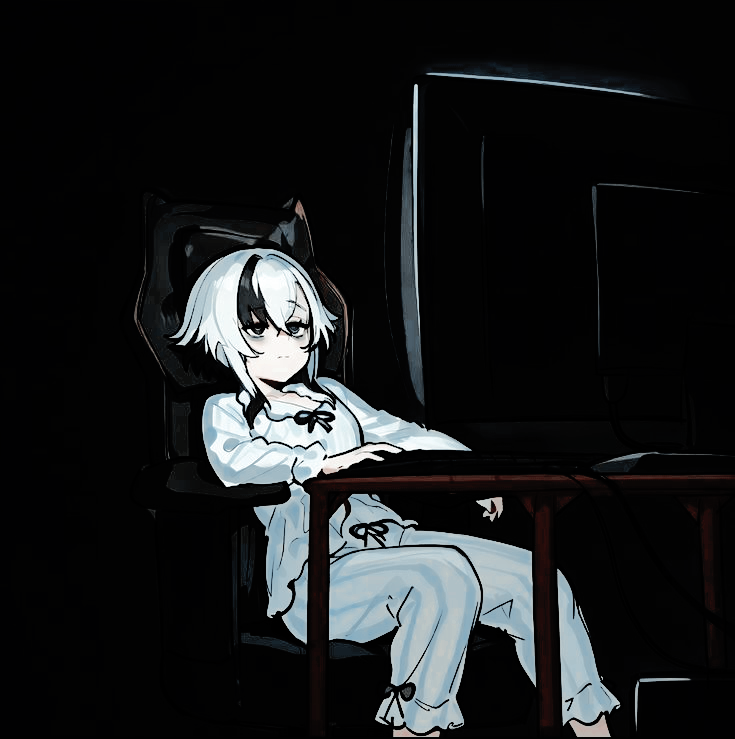 Ella una noche anterior escribiendo su guion-