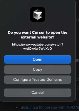 estebanpm__'s tweet photo. Wait… did @cursor_ai  just rick rolled me?? 😂 https://t.co/9o50uKfSrM