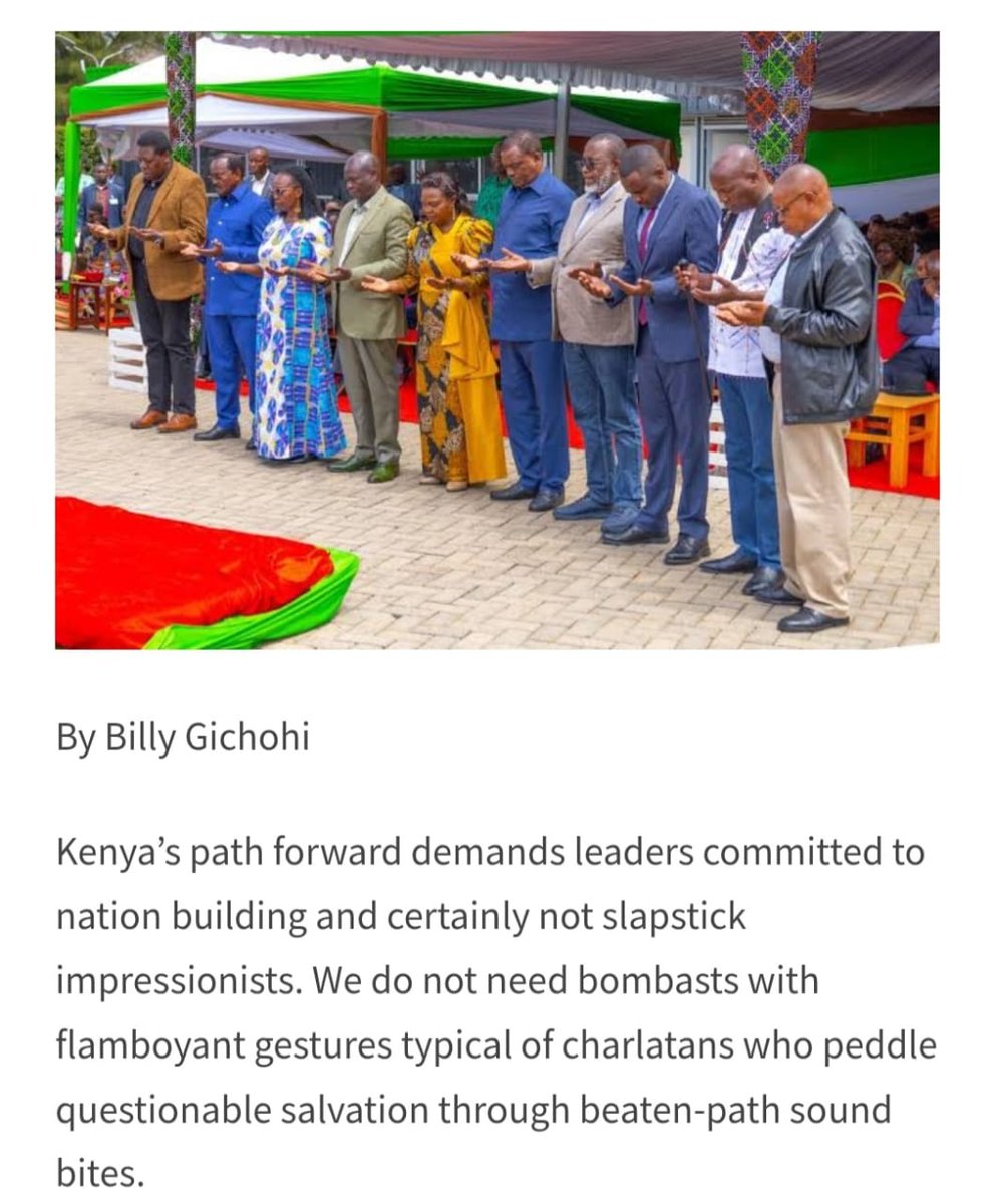 Poseidon_ke's tweet photo. I assent to what Billy Gichohi is talking about demagogues promise the moon, then vanish in crisis. Statesmen make tough calls for the greater good.
#TimeForStatesmanship #EndPoliticalStagecraft
Kenya Deserves Better https://t.co/d6LBf6Ctzf