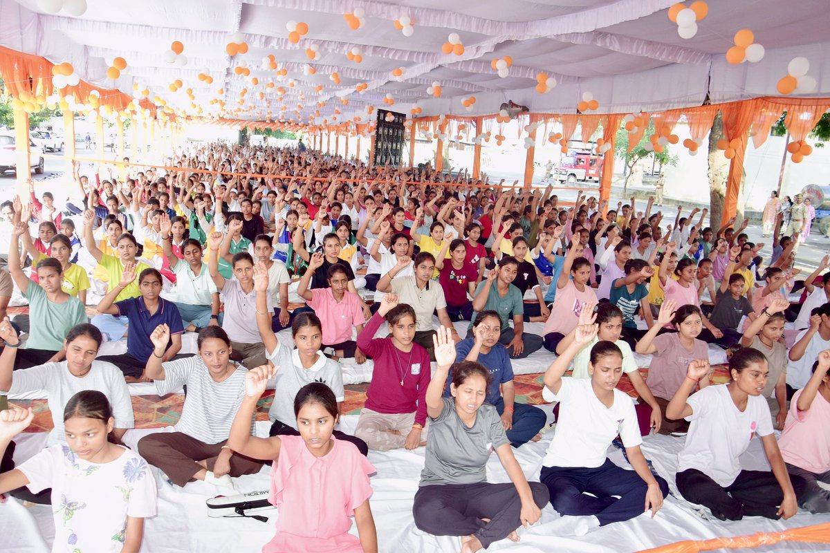 International Yoga Day Celebrations in Lakhimpur Kheri #OneEarthOneHealth #Yoga