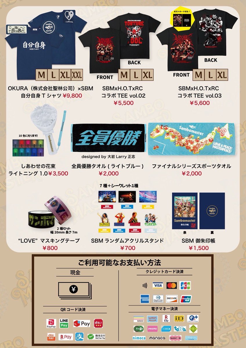 サンボマスター ワンマンツアー2025 「全員優勝パレードツアー