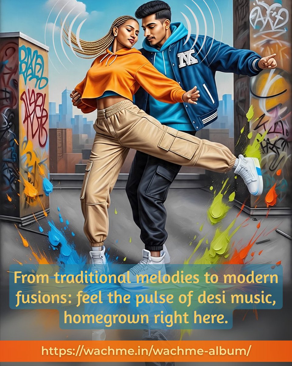 🌍🎶 This World Music Day, we’re not just celebrating — we’re making it LIVE!
Desi beats, bold moves, and the sound of our streets — everything you love, now playing in your own backyard.

🔗 Check out the full album now:
👉 wachme.in/wachme-album

#WorldMusicDay #WachmeAlbum