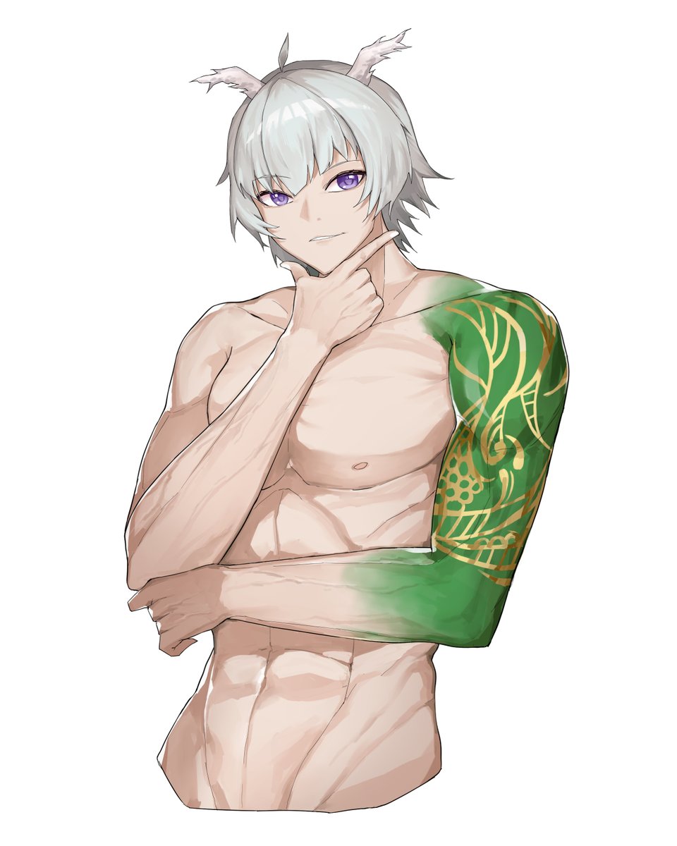 Even in my war form I still like to show off my bod RAWAR RAWAR 

Thanks to <a href="/nashiroo417/">ナシロ～ | VGen Open</a> for taking on the art commission.