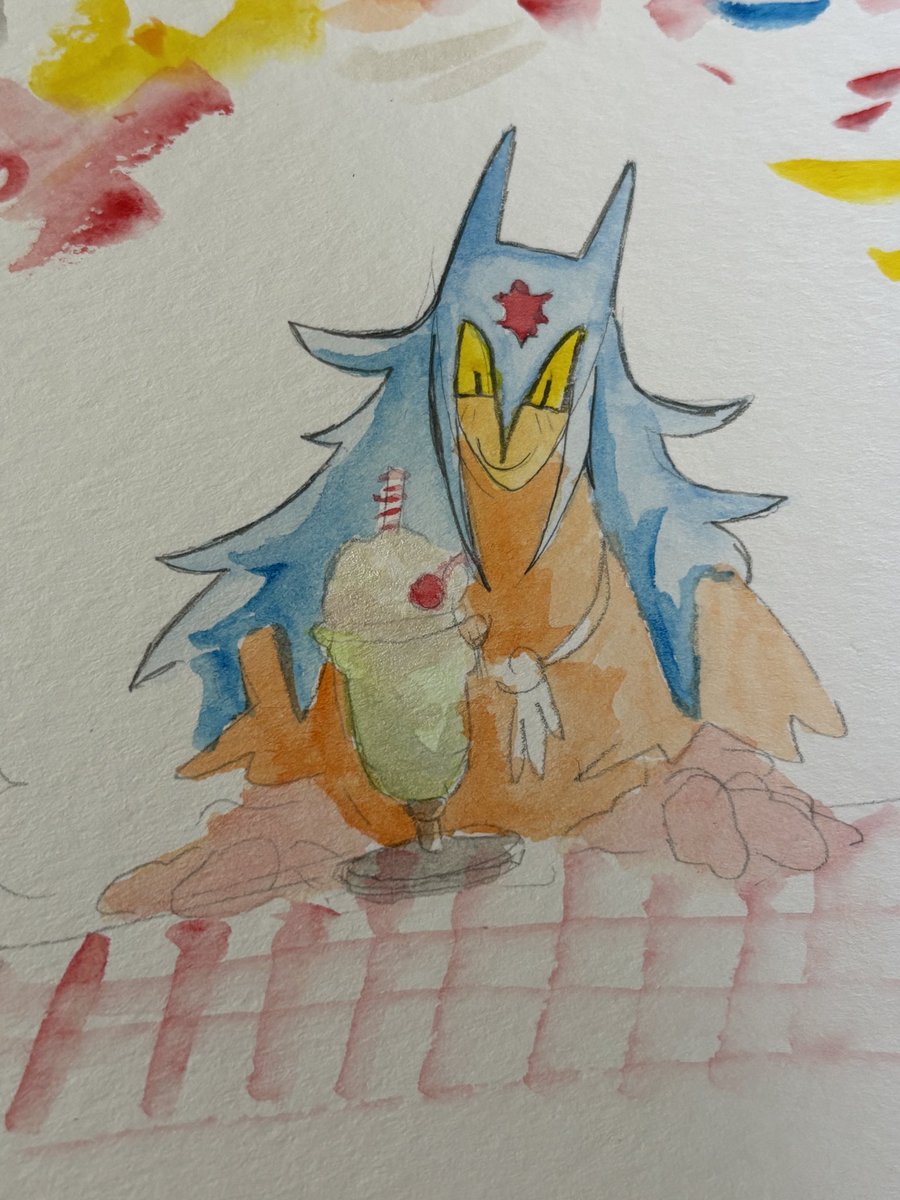 not too familiar with watercolor but it’s fun!