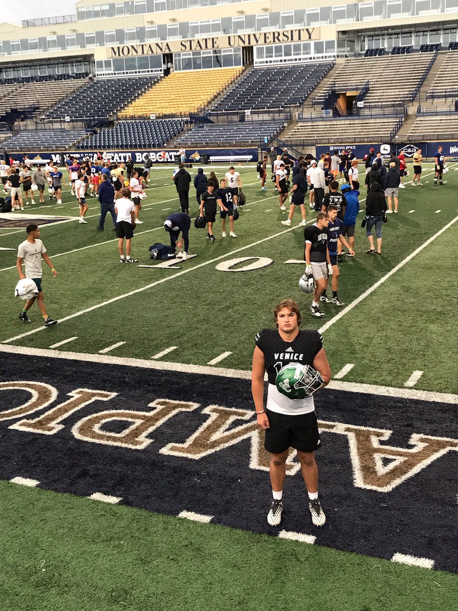 Cole Wetherington (@coleweth_) on Twitter photo Had a great time competing today at the <a href="/MSUBobcats_FB/">Montana State Football</a> camp! Enjoyed learning from <a href="/CoachBap/">Nick Jean-Baptiste</a> and <a href="/CoachHowe/">Shawn Howe</a>! Can’t wait to take what I’ve learned into this next upcoming season!
<a href="/john_p34/">John Peacock</a> <a href="/jleee74/">Coach Josh Hunter</a> <a href="/larryDshannon/">Coach Larry Shannon</a> <a href="/Coachhyer/">Sascha Hyer</a> <a href="/VeniceIndianFB/">VeniceIndianFootball</a> <a href="/VeniceRecruit10/">Venice Recruiting</a>
#GoBobcats Had a great time competing today at the <a href="/MSUBobcats_FB/">Montana State Football</a> camp! Enjoyed learning from <a href="/CoachBap/">Nick Jean-Baptiste</a> and <a href="/CoachHowe/">Shawn Howe</a>! Can’t wait to take what I’ve learned into this next upcoming season!
<a href="/john_p34/">John Peacock</a> <a href="/jleee74/">Coach Josh Hunter</a> <a href="/larryDshannon/">Coach Larry Shannon</a> <a href="/Coachhyer/">Sascha Hyer</a> <a href="/VeniceIndianFB/">VeniceIndianFootball</a> <a href="/VeniceRecruit10/">Venice Recruiting</a>
#GoBobcats