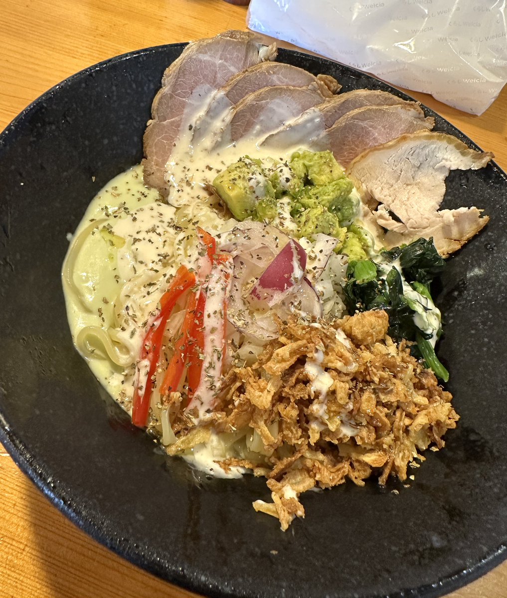 自家製拉麺 暖田。
　@ 常陸太田市内堀町

※煮干しそば(塩)
※限定
　アボカド冷やし🥑

香り良き煮干し
トルンと生姜が効いた
肉ワンタン🍜中まで味染みの
味玉🥚柔らかくジュシーなチャーシュー達🍖どれもコレも冷え冷えなアボカド🥑ヘルシーで
胃袋にも優しい！ハズ？
何方もお勧め！腹パン🍞ゴチ