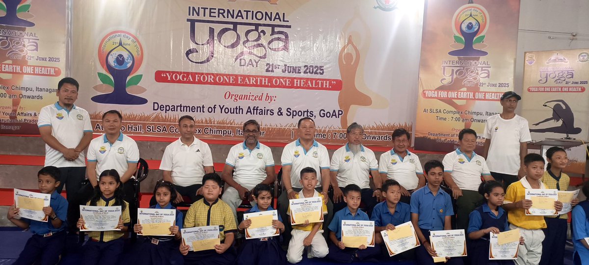 On the occasion of #InternationalYogaDay, I had the privilege of joining young student friends at Sangey Laden Sports Complex in celebrating the timeless practice of yoga. Instilling the values of mindfulness, discipline, and holistic well-being from a young age is essential for