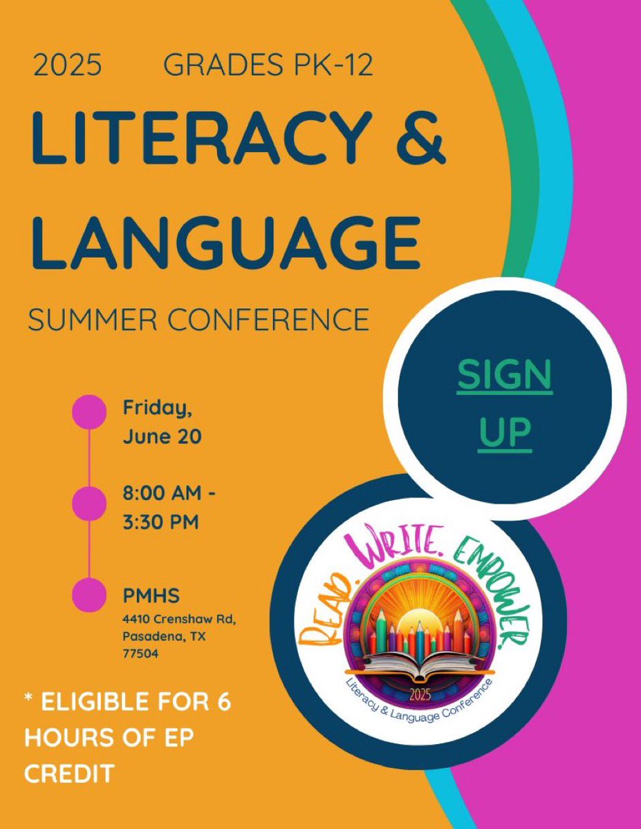 DominguezLlenis's tweet photo. We had the best time learning at all the sessions offered at the PISD Literacy Conference! Wish we could have attended more! #PISDSLLC2025 #PomeroyES 💜🐾 https://t.co/qzdZNYTN8N