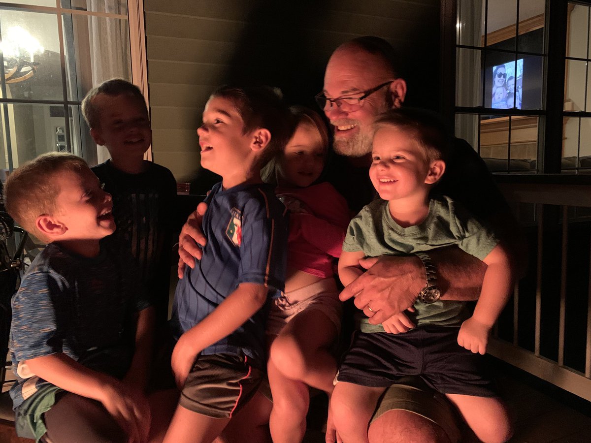 We lost Ryan’s dad this week. It’s incredibly difficult. He was an amazing Papa. Loved each one of his 9 grandkids intentionally. His 4 kids personally. And all of us spouses unconditionally. We are heartbroken, but grateful he is no longer suffering, and we will see him again.