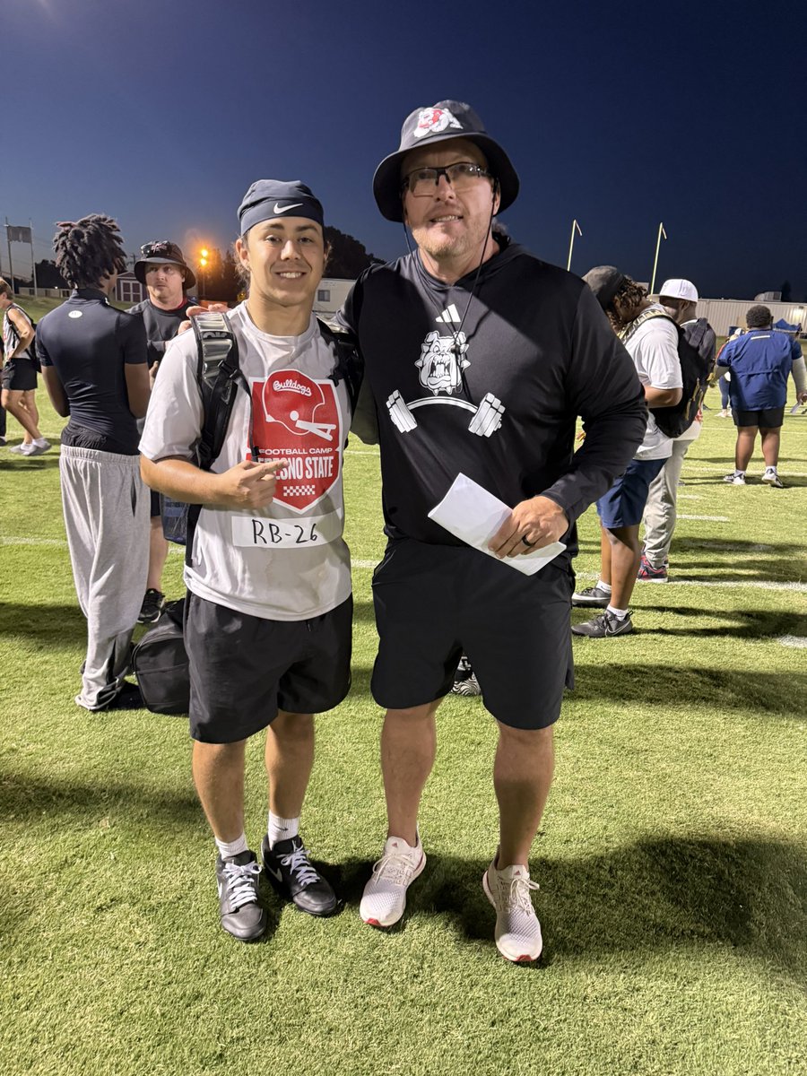 Jackson Leibee (@j9leibee) on Twitter photo Had a great time at the <a href="/FresnoStateFB/">Fresno State Football</a> Camp! It was great meeting you <a href="/Coach_Entz/">Coach Matthew Entz</a> and thank you for the work <a href="/Coach_Whit_/">Coach Whitfield</a> !
<a href="/KingsburgF/">Kingsburg High School Viking Football</a> <a href="/David_Wilson09/">David Wilson</a> Had a great time at the <a href="/FresnoStateFB/">Fresno State Football</a> Camp! It was great meeting you <a href="/Coach_Entz/">Coach Matthew Entz</a> and thank you for the work <a href="/Coach_Whit_/">Coach Whitfield</a> !
<a href="/KingsburgF/">Kingsburg High School Viking Football</a> <a href="/David_Wilson09/">David Wilson</a>