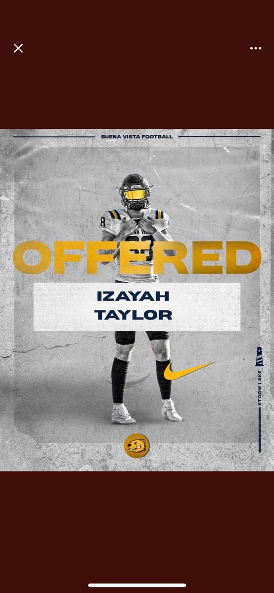 izayah (@izayahtaylor21) on Twitter photo After a great talk with <a href="/CoachZoDavis/">Alonzo Davis</a> im blessed to receive my first offer <a href="/BVU_Football/">BVU Football</a>
<a href="/CoachQuinters/">Coach PJ Quinters</a> <a href="/CoachFord8/">CoachFord</a> <a href="/vehsfootball/">Titan Football</a> After a great talk with <a href="/CoachZoDavis/">Alonzo Davis</a> im blessed to receive my first offer <a href="/BVU_Football/">BVU Football</a>
<a href="/CoachQuinters/">Coach PJ Quinters</a> <a href="/CoachFord8/">CoachFord</a> <a href="/vehsfootball/">Titan Football</a>