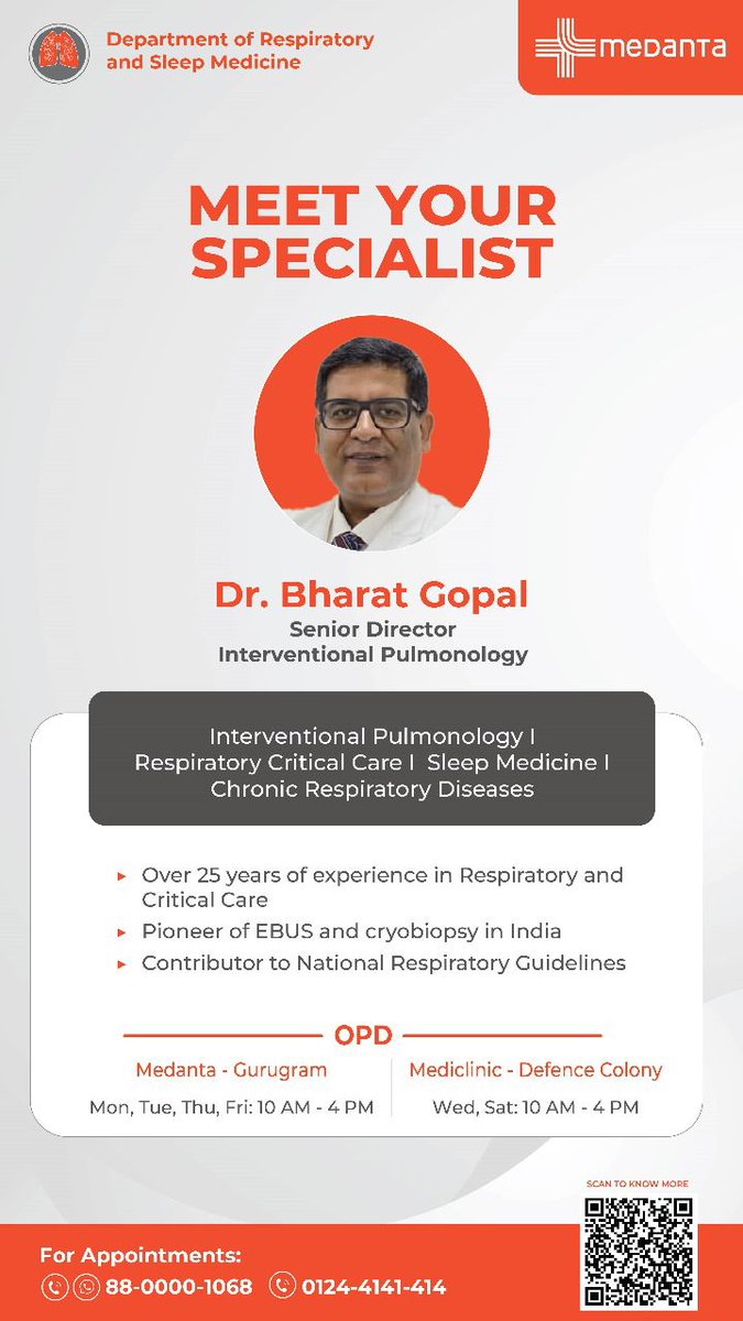 #UPDATE
#CHANGE
Joined as #SeniorDirector #RespiratoryandSleep
#InterventionalPulmonology 
<a href="/medanta/">Medanta</a>