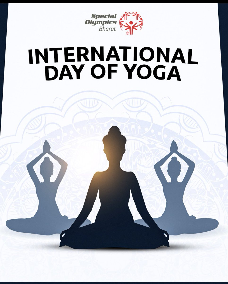 On International Yoga Day, Special Olympics Bharat celebrates the spirit of inclusion that yoga brings to every athlete. 

Through yoga, we create a space where everyone regardless of ability can find strength, balance and belonging.

#InternationalYogaDay #InclusionThroughYoga