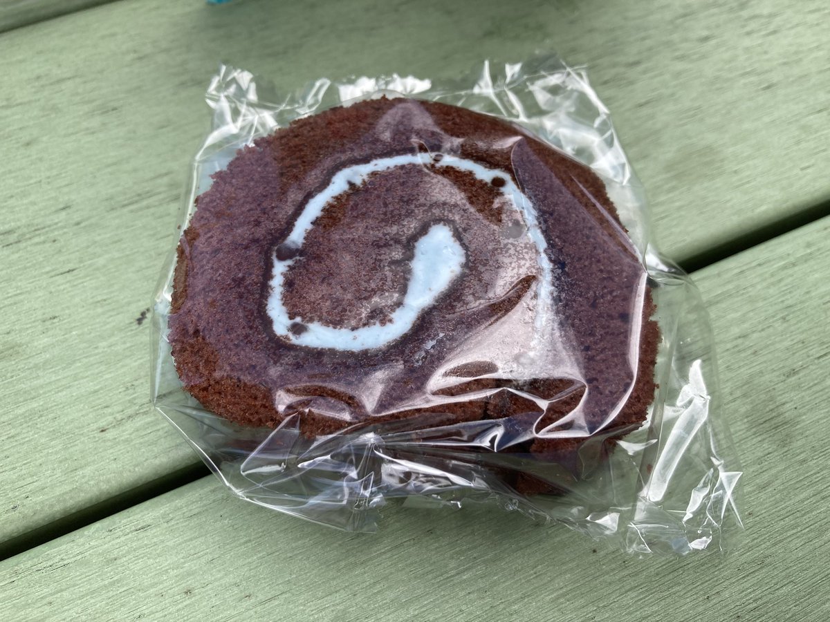 barefootm's tweet photo. チョコミントロールケーキ 結構好き🩵🤎 https://t.co/JwX1FXJK0F