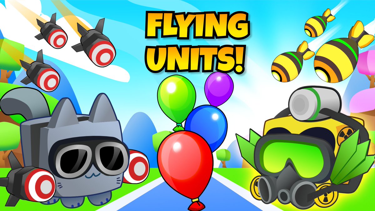 🎈 Defend with Flying Units on PS99! 🚁

🎉 17 new units! Take on Hardcore Mode for the new TITANIC and HUGE!
🔥 Plus, brand-new MAGMA Fantasy Zones!
 
🎮 Play: petsimulator99.com 
✨ Changes: biggames.io/post/pet-simul…