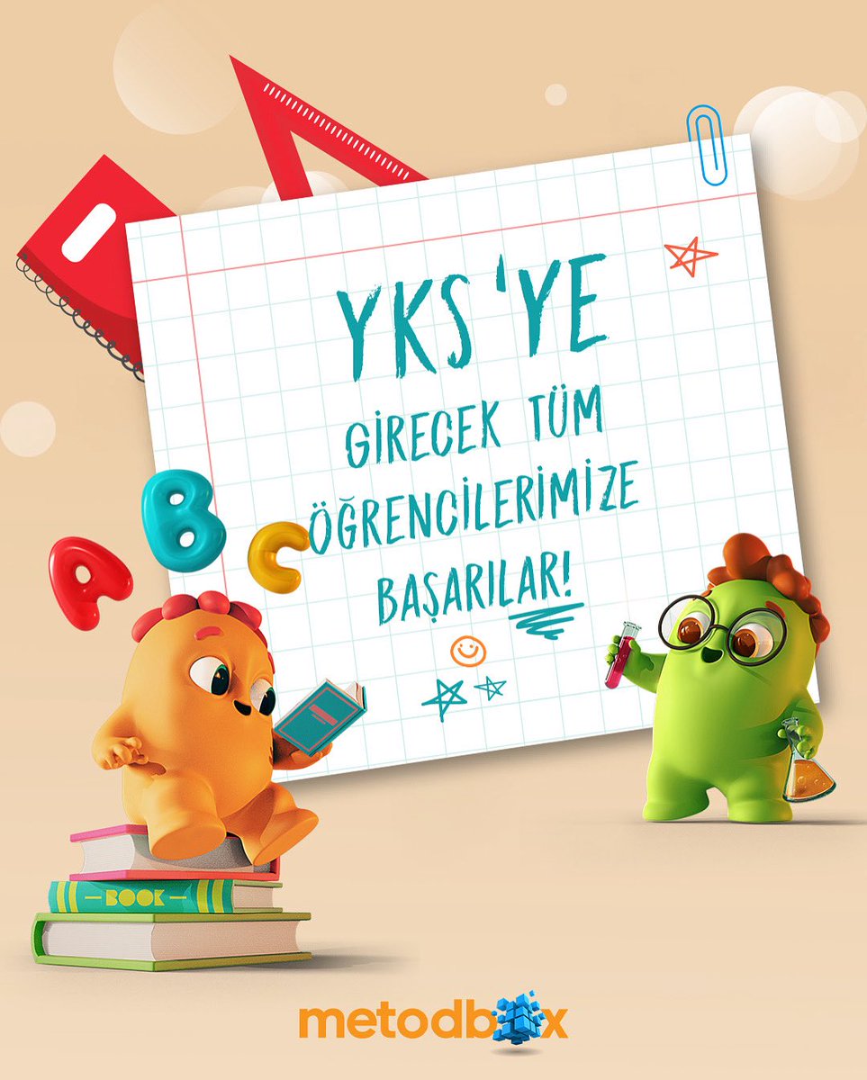 📚 Sınav heyecanı dorukta! 
YKS’ye girecek tüm öğrencilerimize başarılar diliyoruz! 
Emeklerinizin karşılığını alacağınız, hayallerinize bir adım daha yaklaşacağınız bir sınav olsun. 🌟 
Unutmayın, siz elinizden gelenin en iyisini yaptınız! 💪 

#metodbox #yks2025