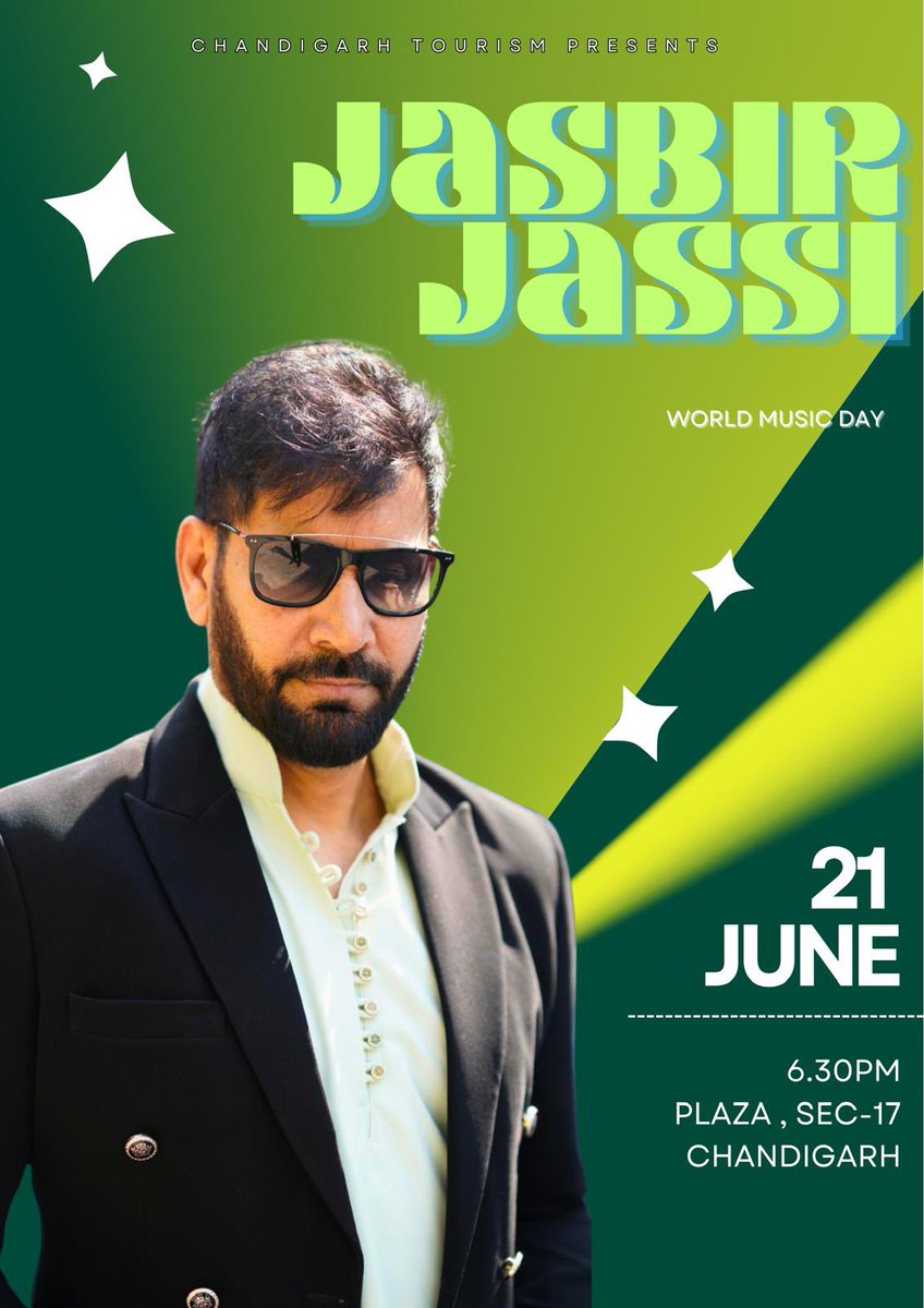 Jassi (@jjassiofficial) on Twitter photo See u Chandigarh tonight
Pray for peace 🙏🙏
#WorldMusicDay #Yoga #WorldYogaDay
#chandigartourism <a href="/ChdTimes/">ChandigarhTimes</a> See u Chandigarh tonight
Pray for peace 🙏🙏
#WorldMusicDay #Yoga #WorldYogaDay
#chandigartourism <a href="/ChdTimes/">ChandigarhTimes</a>