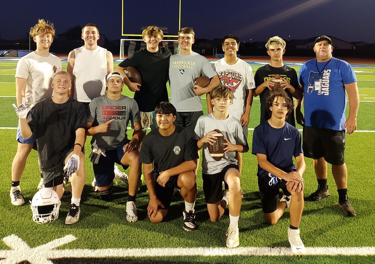 Gage Baker (@qb12_gagebaker) on Twitter photo Got some great work in with <a href="/AZCoachRon/">Ron Baker</a> and the Canyon View QBs today! Lots of reps working on the fundamentals and foundation! Great group on the rise with some great coaching! <a href="/coachflohr/">Charlie Flohr</a> <a href="/FBCOACHA/">JR Alcantar</a> <a href="/JUSTCHILLY/">Just Chilly</a> <a href="/azc_obert/">Richard Obert</a> <a href="/CSartor_QB26/">Christian Sartor-Sharp</a> <a href="/BakerTreydon/">Treydon Baker</a> <a href="/CodyTCameron/">Cody Cameron</a> Got some great work in with <a href="/AZCoachRon/">Ron Baker</a> and the Canyon View QBs today! Lots of reps working on the fundamentals and foundation! Great group on the rise with some great coaching! <a href="/coachflohr/">Charlie Flohr</a> <a href="/FBCOACHA/">JR Alcantar</a> <a href="/JUSTCHILLY/">Just Chilly</a> <a href="/azc_obert/">Richard Obert</a> <a href="/CSartor_QB26/">Christian Sartor-Sharp</a> <a href="/BakerTreydon/">Treydon Baker</a> <a href="/CodyTCameron/">Cody Cameron</a>