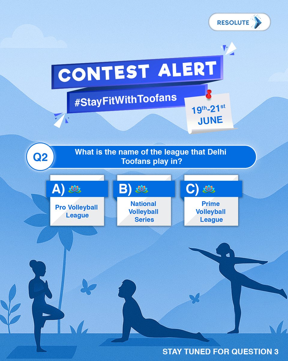 Resolute Corp (@resolutecorp) on Twitter photo #2ndquestion of #StayFitWithToofans #contest is here.
Answer the question, follow the rules, and stand a chance to win big!
Rules of the contest-
1. Follow Resolute Corp on all social media platforms. (Twitter - <a href="/resolute/">Nicole Rodriguez</a>corp, Instagram -@resolute.corp, and Facebook - #2ndquestion of #StayFitWithToofans #contest is here.
Answer the question, follow the rules, and stand a chance to win big!
Rules of the contest-
1. Follow Resolute Corp on all social media platforms. (Twitter - <a href="/resolute/">Nicole Rodriguez</a>corp, Instagram -@resolute.corp, and Facebook -