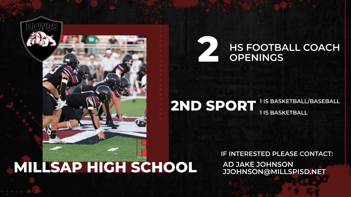 We are still taking applications.