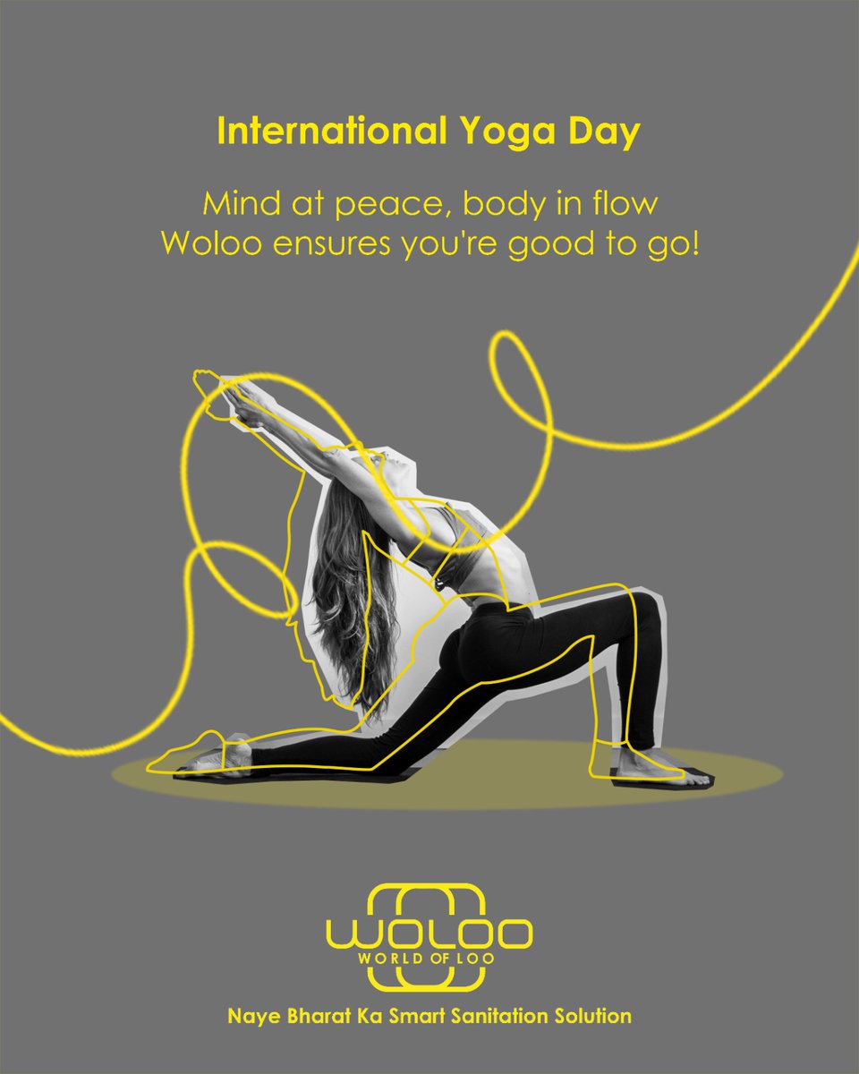 Mind steady, body strong.
Woloo's got your hygiene game on point this #YogaDay! 🧘‍♀️🚻

Download Now - woloo.in

#Woloo #YogaDay2025 #SanitationMatters