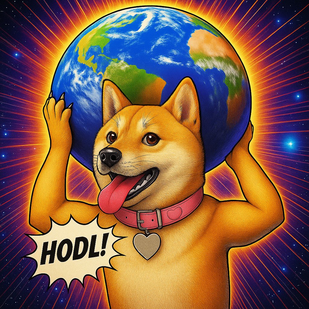 <a href="/HTX_Global/">HTX</a> When the world gets heavy, DOGEGF says: HODL strong, my hero! 💪🌍