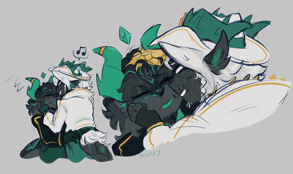 NINJISY's tweet image. why is scythe from phighting with that ugly beast he dont even got teeth She need to get with a real man like me #phighting #phightingart #scythekit