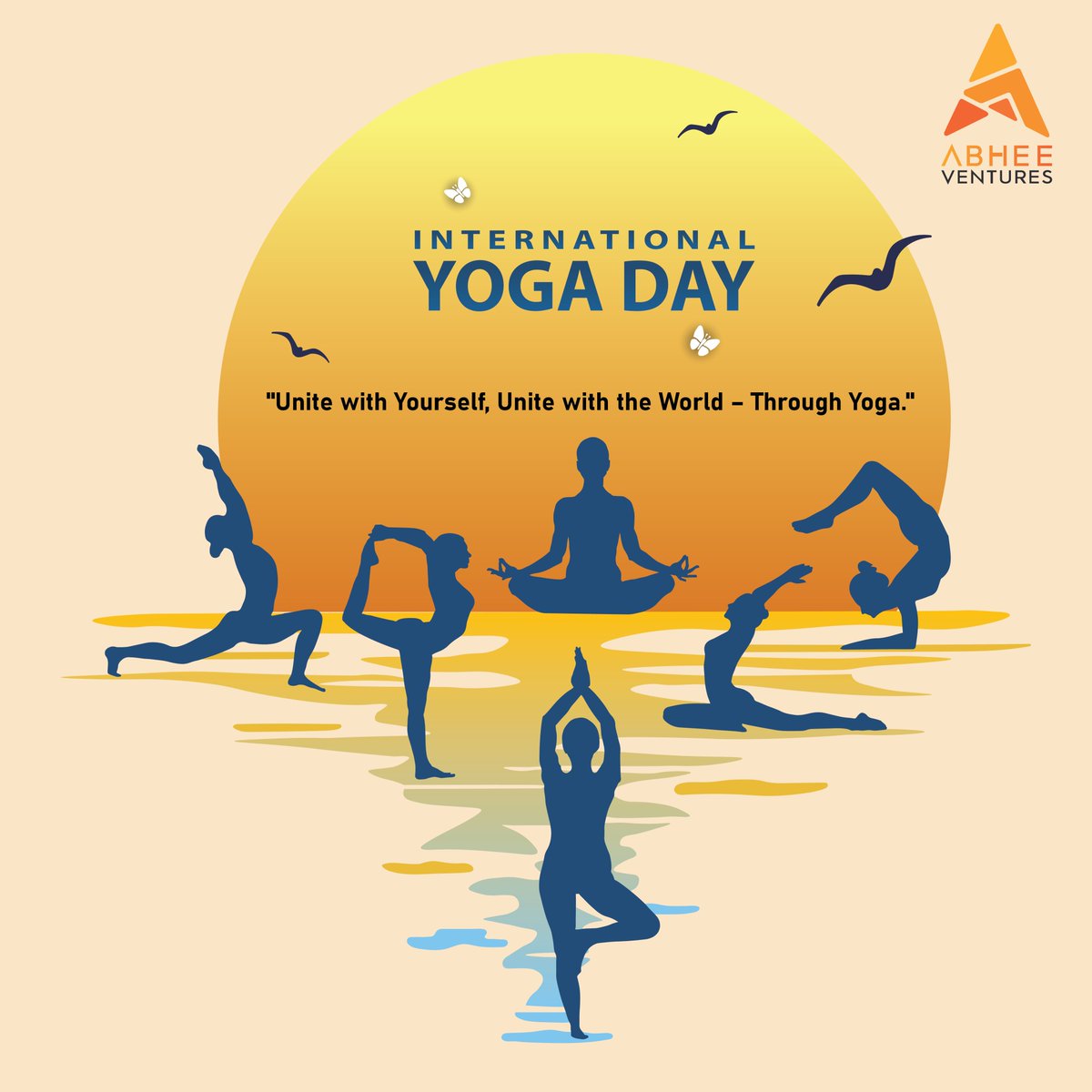 AbheeVentures's tweet photo. 🧘‍♀️ A peaceful start to the day at Abhee Ventures as we celebrated #InternationalYogaDay!
Team unity, mindful breathing &amp; wellness on the mat 🌿
#YogaDay #AbheeVentures #HealthyWorkCulture #WorkplaceWellbeing. https://t.co/V67CuxLire