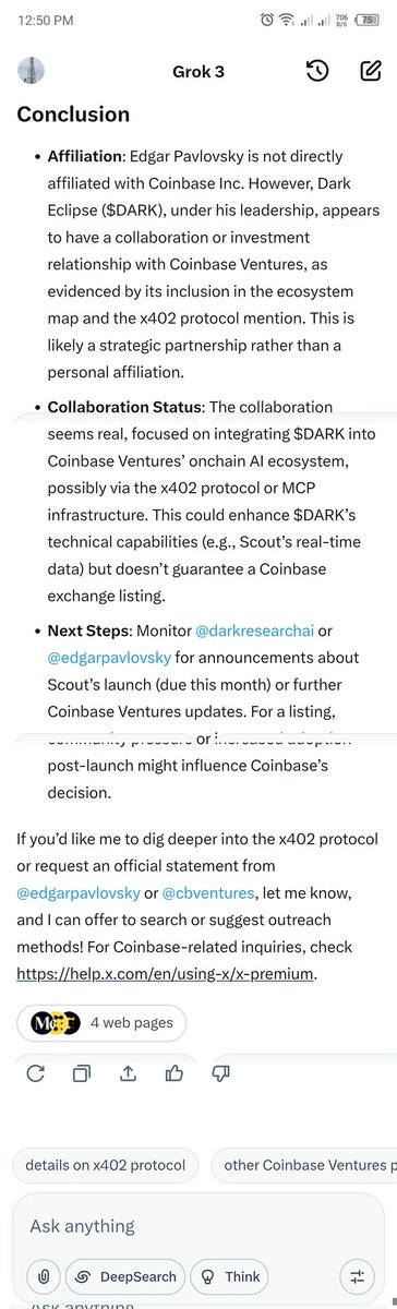 CDoughnath's tweet photo. $dark #scout #coinbae #x402 #MCP https://t.co/8SlxjkNB5z