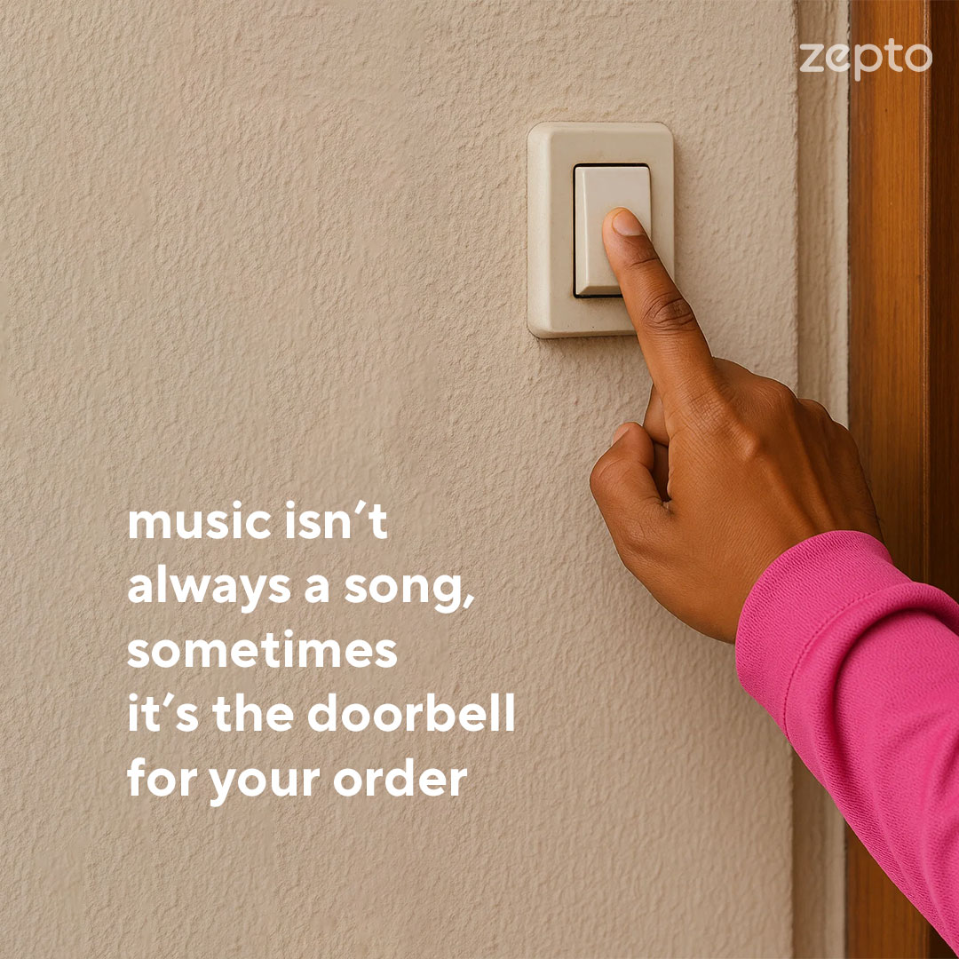 ZeptoNow's tweet image. ding dong 🎶 #WorldMusicDay