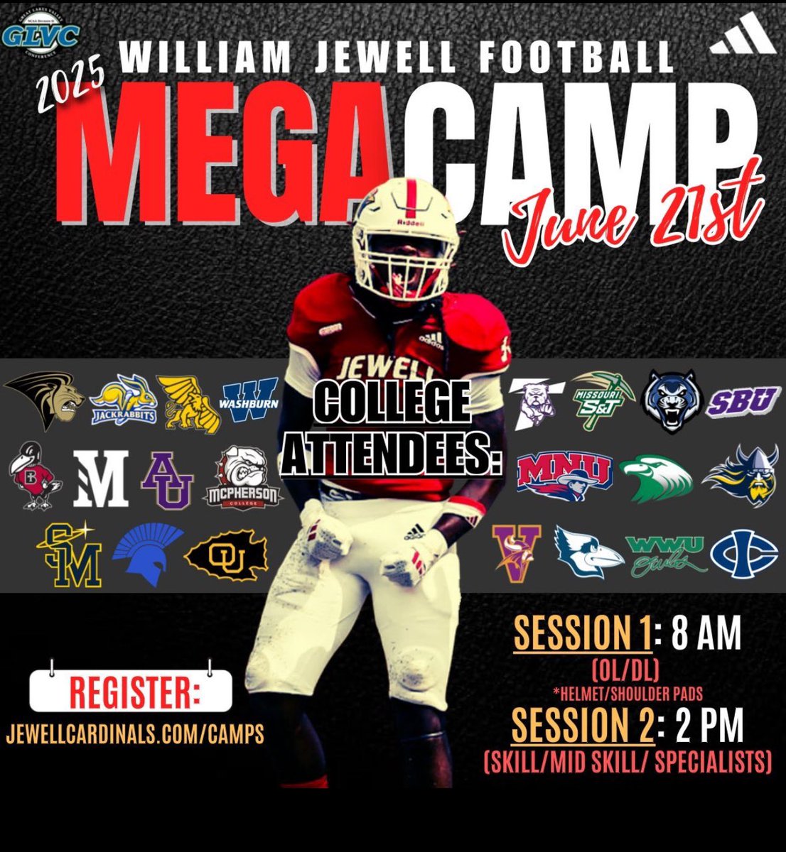 AmauryPowell03 (@amaurypowell03) on Twitter photo I will be at the William Jewell mega camp tomorrow‼️Look forward to showing out‼️ <a href="/OdessaFootball/">Odessa Bulldogs Football</a> <a href="/WOWKCfootball/">WOWKC</a> <a href="/JPRockMO/">JP Rock</a> <a href="/CoachJewell22/">Coach Jewell</a> <a href="/Coach_WFox/">Will Fox</a> <a href="/RDelashmet/">Ron Delashmet</a> I will be at the William Jewell mega camp tomorrow‼️Look forward to showing out‼️ <a href="/OdessaFootball/">Odessa Bulldogs Football</a> <a href="/WOWKCfootball/">WOWKC</a> <a href="/JPRockMO/">JP Rock</a> <a href="/CoachJewell22/">Coach Jewell</a> <a href="/Coach_WFox/">Will Fox</a> <a href="/RDelashmet/">Ron Delashmet</a>